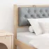 Tăblie cap Altele maro și gri închis 90 cm Lemn masiv de pin GartenMobel Dekor