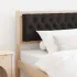 Tăblie cap Altele maro și gri închis 100 cm Lemn masiv de pin GartenMobel Dekor