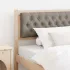 Tăblie cap Altele maro și gri închis 100 cm Lemn masiv de pin GartenMobel Dekor