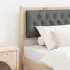 Tăblie cap Altele maro și gri închis 200 cm Lemn masiv de pin GartenMobel Dekor
