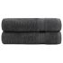 Prosoape premium SOLUND 2 buc antracit 100x200cm 600gsm GartenMobel Dekor