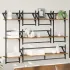 Set rafturi de perete 6 pcs Stejar Artizanal 100 x 25 x 30 cm GartenMobel Dekor