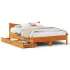 Cadru de pat cu sertare, 160x200 cm, lemn masiv pin GartenMobel Dekor