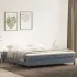 Pat box spring cu saltea, verde închis, 100x200 cm, catifea GartenMobel Dekor