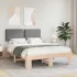Cadru de pat cu tăblie tapițată cu headboard Negru 160 x 200 cm GartenMobel Dekor