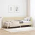 Cadru de pat colțar cu headboard Roșu Vin 80 x 200 cm țesătură GartenMobel Dekor