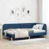 Cadru de pat colțar cu headboard Roșu Vin 90 x 190 cm țesătură GartenMobel Dekor