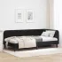 Cadru de pat colțar cu headboard Turcoaz 100 x 200 cm Catifea GartenMobel Dekor