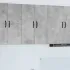 Dulap suspendat de bucătărie Gri din beton 60 x 31 x 80 cm GartenMobel Dekor