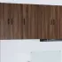 Dulap suspendat de bucătărie Stejar fumuriu 40 x 31 x 80 cm GartenMobel Dekor