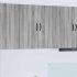 Dulap suspendat de bucătărie cu raft Gri Sonoma 80 x 31 x 80 cm GartenMobel Dekor