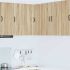 Dulap suspendat de bucătărie Stejar fumuriu 57 x 57 x 80 cm GartenMobel Dekor
