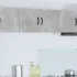 Dulap de bucătărie Gri din beton 80 x 31 x 40 cm Lemn compozit GartenMobel Dekor