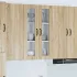 Dulap suspendat de bucătărie stejar artizanal 60 x 31 x 100 cm GartenMobel Dekor