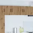 Dulap suspendat de bucătărie cu raft cu ușă 2 pcs Stejar Sonoma GartenMobel Dekor