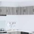 Dulap suspendat de bucătărie Gri din beton 57 x 57 x 80 cm GartenMobel Dekor