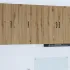 Dulap suspendat de bucătărie Stejar fumuriu 40 x 31 x 80 cm GartenMobel Dekor