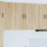Dulap suspendat de bucătărie Stejar închis 80 x 31 x 80 cm GartenMobel Dekor