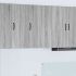 Dulap suspendat de bucătărie Gri din beton 50 x 31 x 80 cm GartenMobel Dekor