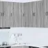 Dulap suspendat de bucătărie Stejar închis 57 x 57 x 100 cm GartenMobel Dekor