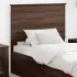Tăblie cap cu headboard Gri Sonoma 75 cm Lemn compozit GartenMobel Dekor