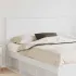 Tăblie cap cu headboard Alb Lucios 150 cm Lemn compozit GartenMobel Dekor