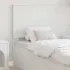 Tăblie cap cu headboard Alb 75 cm Lemn compozit GartenMobel Dekor