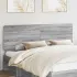 Tăblie cap cu headboard Gri din beton 200 cm Lemn compozit GartenMobel Dekor