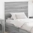 Tăblie cap cu headboard Gri din beton 90 cm Lemn compozit GartenMobel Dekor
