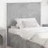 Tăblie cap cu headboard Gri din beton 90 cm Lemn compozit GartenMobel Dekor