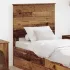 Tăblie cap cu headboard Alb 75 cm Lemn compozit GartenMobel Dekor