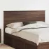 Tăblie cap cu headboard Alb Lucios 150 cm Lemn compozit GartenMobel Dekor