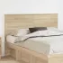 Tăblie cap cu headboard Alb Lucios 150 cm Lemn compozit GartenMobel Dekor