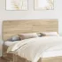 Tăblie cap cu headboard Gri din beton 200 cm Lemn compozit GartenMobel Dekor