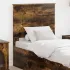 Tăblie cap cu headboard Alb 75 cm Lemn compozit GartenMobel Dekor