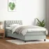 Pat box spring cu saltea, verde închis, 180x200 cm, catifea GartenMobel Dekor