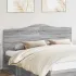 Tăblie cap cu headboard Gri din beton 200 cm Lemn compozit GartenMobel Dekor