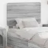 Tăblie cap cu headboard Alb Lucios 80 cm Lemn compozit GartenMobel Dekor