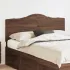 Tăblie cap cu headboard Gri din beton 160 cm Lemn compozit GartenMobel Dekor