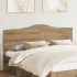 Tăblie cap cu headboard Gri din beton 200 cm Lemn compozit GartenMobel Dekor