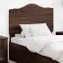 Tăblie cap cu headboard Alb 80 cm Lemn compozit GartenMobel Dekor
