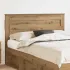 Tăblie cap cu headboard Lemn Vechi 140 cm Lemn compozit GartenMobel Dekor