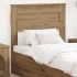 Tăblie cap cu headboard Alb 90 cm Lemn compozit GartenMobel Dekor