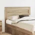 Tăblie cap cu headboard Gri din beton 120 cm Lemn compozit GartenMobel Dekor
