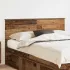 Tăblie cap cu headboard Stejar închis 150 cm Lemn compozit GartenMobel Dekor