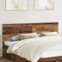 Tăblie cap cu headboard Gri din beton 200 cm Lemn compozit GartenMobel Dekor