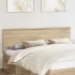 Tăblie cap cu headboard Gri din beton 200 cm Lemn compozit GartenMobel Dekor