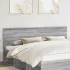 Tăblie cap cu headboard Stejar închis 200 cm Lemn compozit GartenMobel Dekor