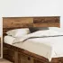 Tăblie cap cu headboard Stejar fumuriu 150 cm Lemn compozit GartenMobel Dekor