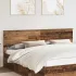 Tăblie cap cu headboard Stejar închis 200 cm Lemn compozit GartenMobel Dekor